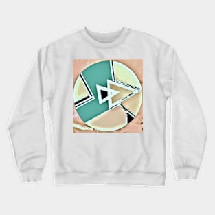 MOD PASTEL ART DECO GEOMETRIC DESIGN Crewneck Sweatshirt